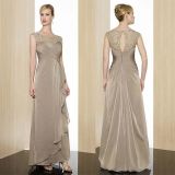 Coffee Chiffon Mother of The Bride Dresses Long Formal Evening Gown E29660