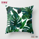 Home Decorative Printed Leaf Bed Throw
