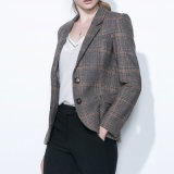 Stylish Design Women Tailored Check Suit