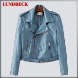New Fashion PU Jacket for Women Outer Wear