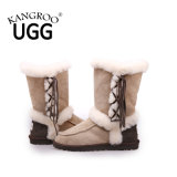 Fashion Winter Sheepskin Snow Boots with Tassel for Women
