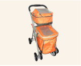 Quality Design Outdoor Dog Double Layers Twins Cat Strollers