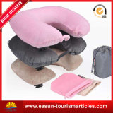 Custom Flocked Cheap Inflatable Travel Neck Pillow