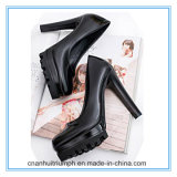 New Fashion All-Match Shallow Mouth PU Leather Shoes for Ladies
