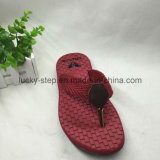 Two Colors Slipper with PVC Outsole