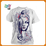 Big Promotion Colorful Cotton T Shirt with Printed Design