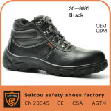 Hot Selling Genuine Leather Steel Toe Safety Boots Factory Sc-8885