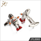 Fashion Nice Quality Robot Design Jewelry Cuff Links for Gift