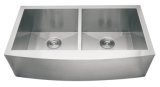 Stainless Steel Farm House Kitchen Sink, Apron Front Handmade Sink, Double Bowl- (D9153)