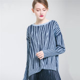 2018 Latest Design Ladies New Knitted Round-Neck Sweater
