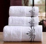 Cotton Bath Towels White Color Soft Hand-Feeling Hotel Towel