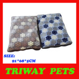 Soft Comfortable Coral Velvet Dog Cushion (WY161096)