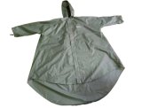 Custom Hooded Adult Cheap Reusable Nylon Rain Poncho, Rain Jacket