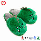 Dinosaur Plush Slippers Green Men Shoe Indoor Gift Toy
