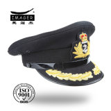 Plain Selected Military Hat with Designed Badge