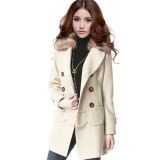 New Design Winter Women Fashion Overcoat (MU7895-1)