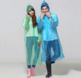 Promotioanl Plastic PE Clear Disposable Raincoat