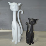 Lifelike Fiberglass Cat Mannequin for Shop Decoration