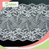 18.5cm Schiffli Hot Sale White Flower Style Textile Lace