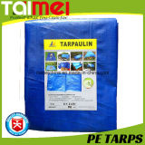 50GSM~80GSM D. Blue Waterproof PE Tarpaulin for Tuck Cover /Pool Cover