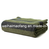 100%Wool Military /Army Woven Woollen Blanket