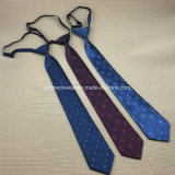 100% Silk Jacquard Woven Elastic Neck Tie for Men