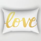 Embroidery Cushion PU Decorative Pillow (XPL-07)