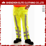 Durable Mechanic Waterproof Fluorescent Yellow Work Pants