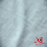 Pure White Textile Four Way Stretch Suede Fabric for Garment