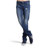 2017 Men Jeans Cotton Stretch Jeans Blue Denim Jeans
