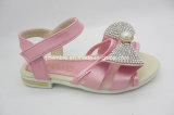 PU Sandals Shiny Bowknot for Girl Student