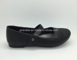 Classic Style of Black PU for Back to School Shoes