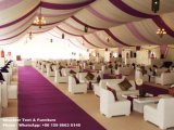 1000 People Wedding Hall Tent with Decoration Lining Curtain Ceiling