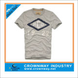 Mens Heavy Weight Cotton T-Shirt with Printing and Applique