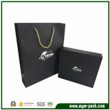 Black Luxury Rectangle Paper Carrier Gift Bag