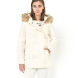 Women MID-Length Padded Jacket, Faux Fur-Trim Hood Wholesale (9300)