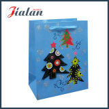 Christmas Tree Customize Gift Logo Printed Holiday Design Paper Bag