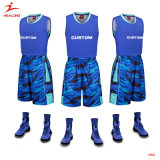 Healong Sportswear Basketball Uniform Custom Blue Best Basketball Jersey