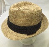 Tropical Fashion Straw Fedora Hat for Summer