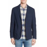 Made to Measure Light Weight 100% Cotton Navy Fabric Casual Blazer Jacket Men's Sportswear (SUIT7504)