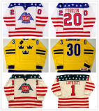 Lee Fogolin Pete Lopresti Team USA Canada Cup Hockey Jerseys