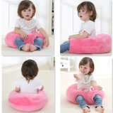 Round Solid Color Handmade Baby Pillow