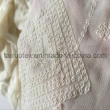 Embroidery Crepe Silk Chiffon for Lady Dress Fabric