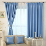 High Shading Rate Polyester Solid Blackout Window Curtain (22W0022)