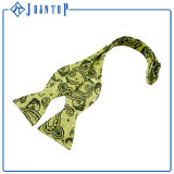 Custom Wholesale Casual Polyester Floral Self Tie Bow Tie for Man