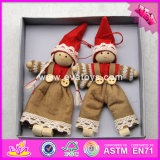 2017 New Products Christmas Cartoon Characters Wooden Baby Dolls for Toddlers W02A231
