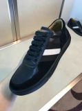Shoes for Mens, Leather Trainer in Black