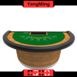 Wholesale Casino Custom Blackjack Table Manufacture Poker Table for 7 Player with Half Moon Shape (YM-BJ01)