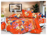 Poly Cotton Printed Fitted Bedspread Patchwork Bedding Set