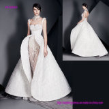 a Fantasy and Enormous Skirt Wedding Gown with Open Back